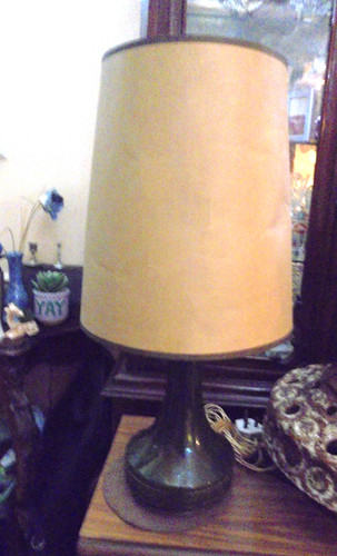 Old vintage table lamp - vintage, with