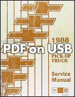 1988 chevy truck shop manual - 1988,