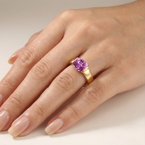 Pink sapphire cushion - 2.2,