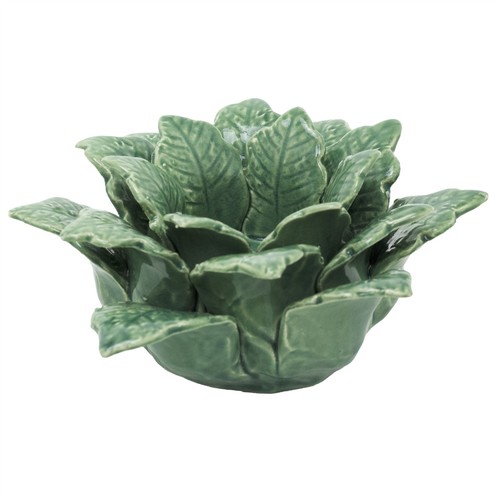 Leaf tealight candle holder - candle,