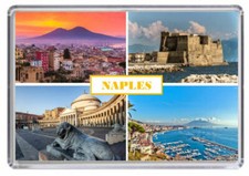 Naples Italy Fridge Magnet 01