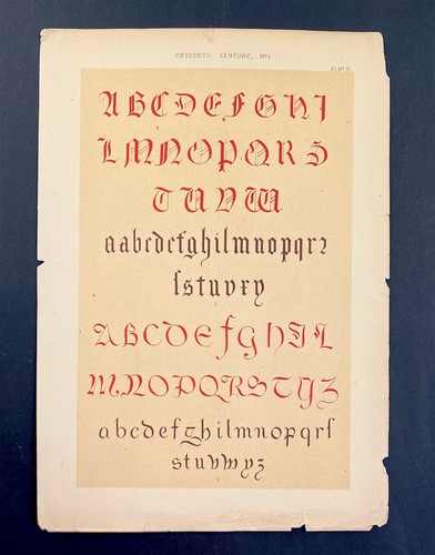Design letters text early