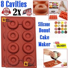 2x Silicone Donut Doughnut