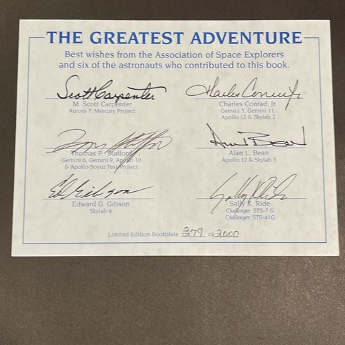 Signed astronauts the - by, 6