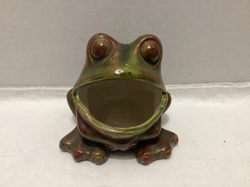 Vintage ceramic brown - brown/, green