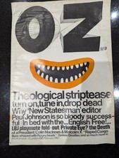 OZ MAGAZINE No.1 with Martin Sharp cover and fold-out poster.  February 1967