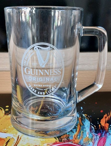 Guinness tankard glass man - guinness,