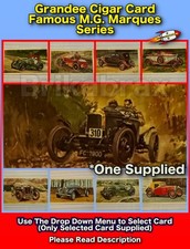 Grandee Cigar Cards Famous