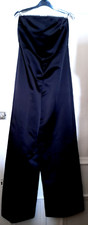 ZARA BLACK SATIN WIDE LEG