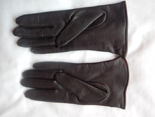 Debenhams Soft, Brown Genuine Leather Gloves in a Size 7 1/2- NWOT