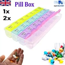 1/2x Weekly Pill Box 7 Day 28