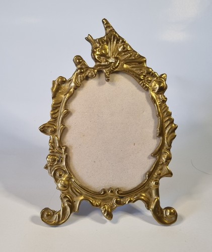 Vintage gilt metal picture - gilt,