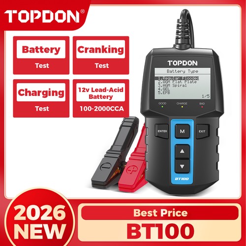 Topdon bt100 12v - 12v, car