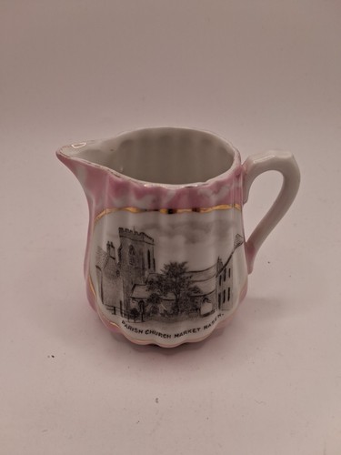 Lustre ware jug parish - ware, church