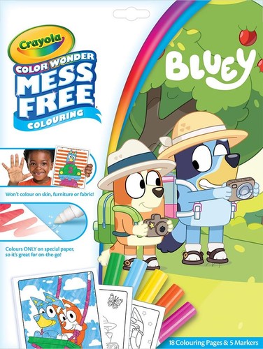 Crayola colour wonder bluey - crayola,