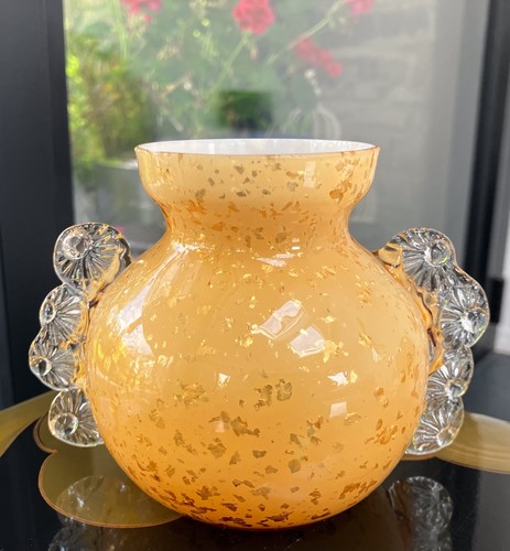Vintage murano amber - murano, gold
