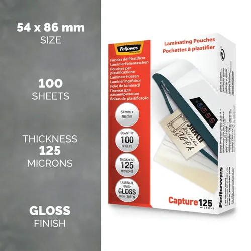 Laminating pouches gloss 125 - laminating,