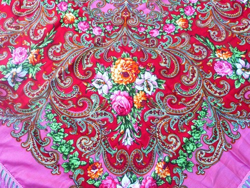 Russian styled pavlovo posad - styled, pavlovo-posad