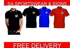 KUSTOM KIT PIQUE TIPPED WIGAN CASINO 1973 1981 EMBROIDERED BADGE SIZES S - XXL