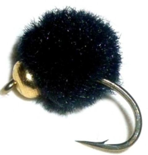 Trout flies egg fly black - x,