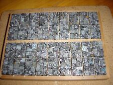 ARTWORK COLLAGE OF PRINTING TYPE IN PRINTERS WOODEN TYPE CASE; SEE PHOTO  #2012#