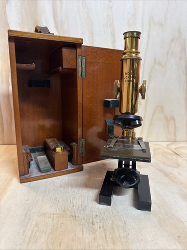 Antique ross london microscope - antique,
