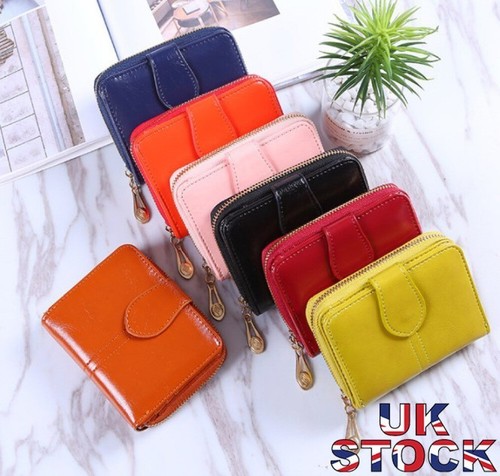 Ladies leather folding coin - ladies,