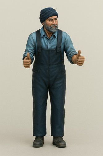 Boat crew figure fast - rc,