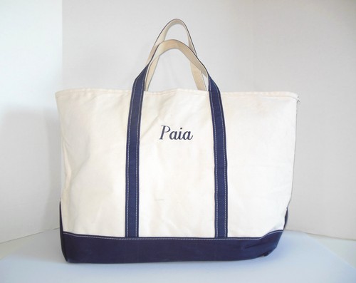 Bean boat tote large - bean,
