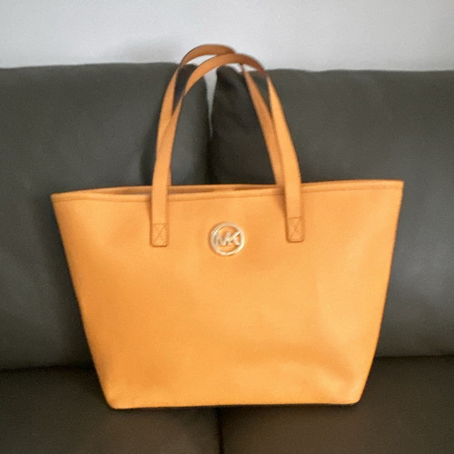 Michael kors orange leather - orange,