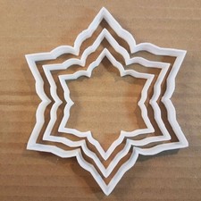 Snowflake Cookie Cutter Dough