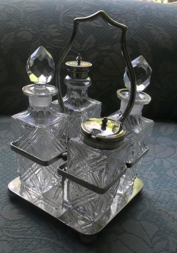 Antique plated metal items - antique,