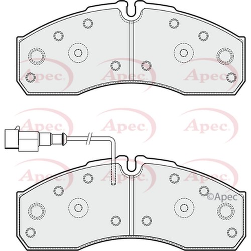 Brake pads set - set, for