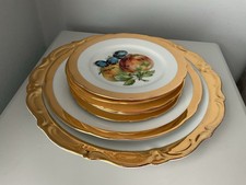 MZ Czechoslovakia Fruit Set x 8 Plates