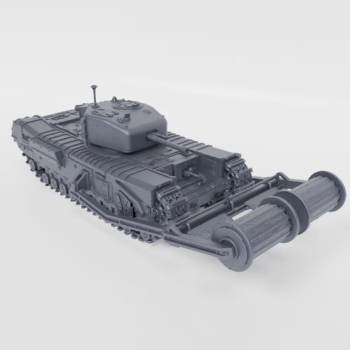 Churchill avre with - churchill, mk.iv