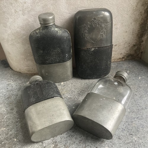 Vintage antique leather - leather, &