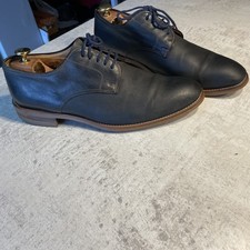 Russell & Bromley Lace Up Shoes Men Size 9 Dark Navy Leather  