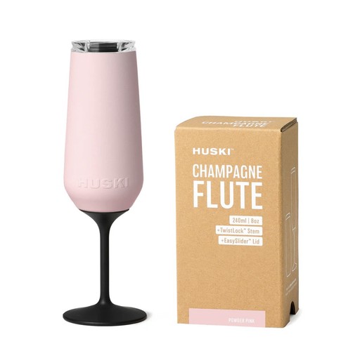 Huski champagne flute with - champagne,