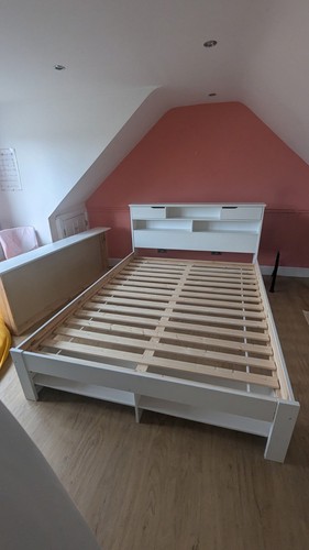 Kind size bed frame drawers - size,
