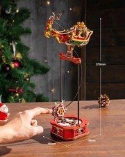 ROKR Santa on Sleigh 3D Wooden