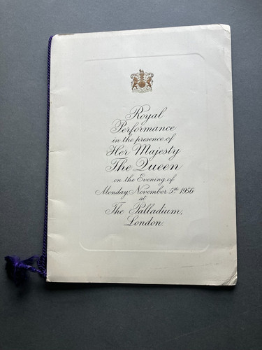 1956 royal variety performance - royal,