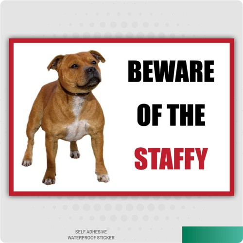 Funny beware the - of, staffy