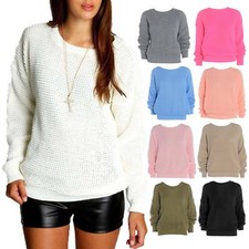 LADIES OVERSIZED BAGGY JUMPER