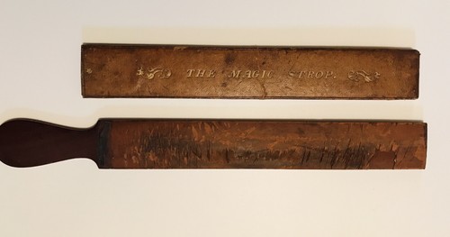 Vintage razor strop antique - vintage, strop.