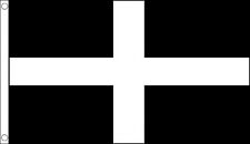 CORNWALL FLAG 5’ x 3’ Cornish County English Saint Piran Kernow St Pirans Day