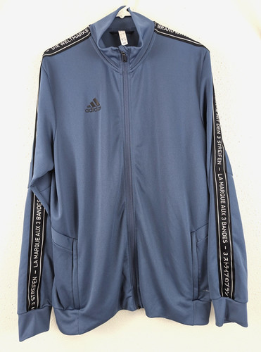 Adidas full zip track - sz,
