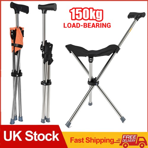 Folding walking stick - folding,
