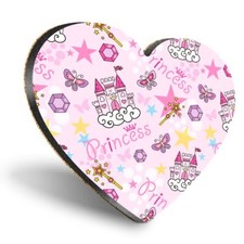 Heart MDF Coaster Pink