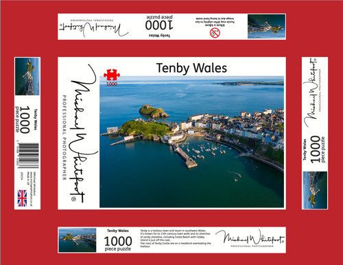 Tenby wales 1000pc jigsaw - tenby,