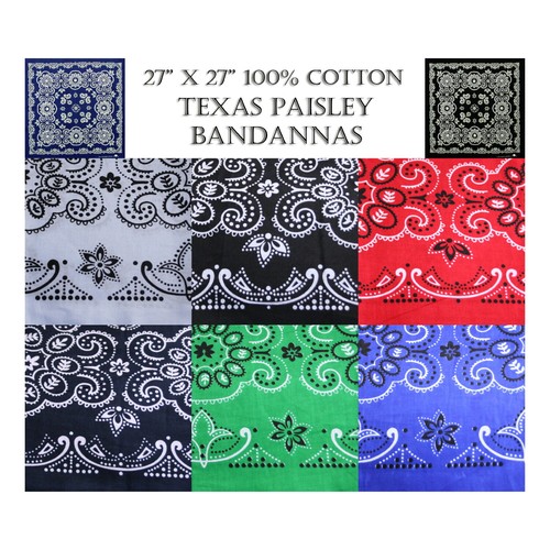 100 cotton texas - cotton, 27"x27"